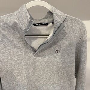 Travis Mathew Light Gray Pullover